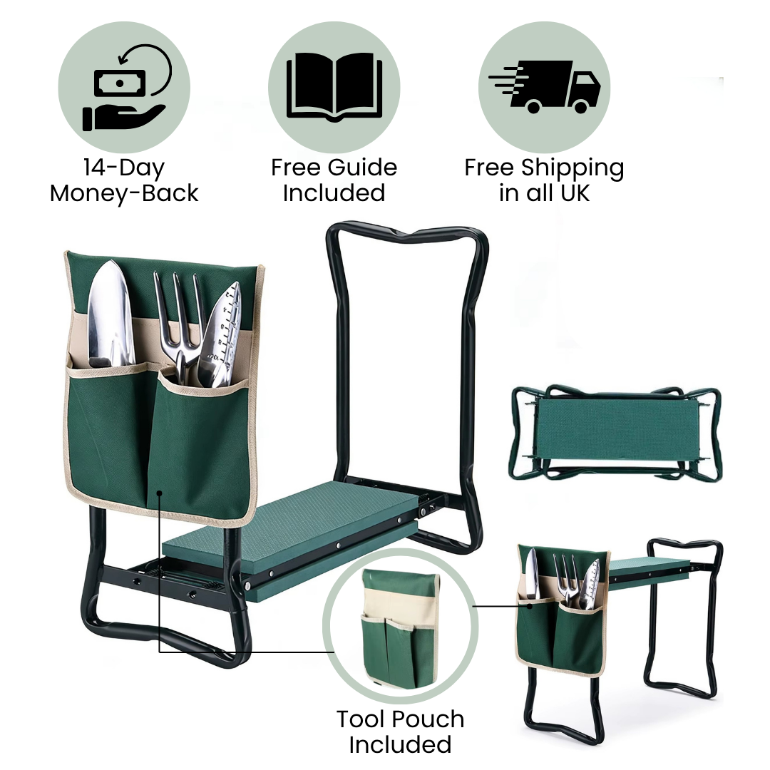 2-in-1 Garden Kneeler & Seat - Gardenance