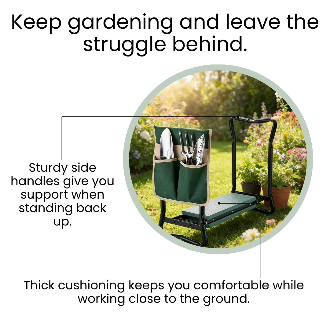 2-in-1 Garden Kneeler & Seat - Gardenance
