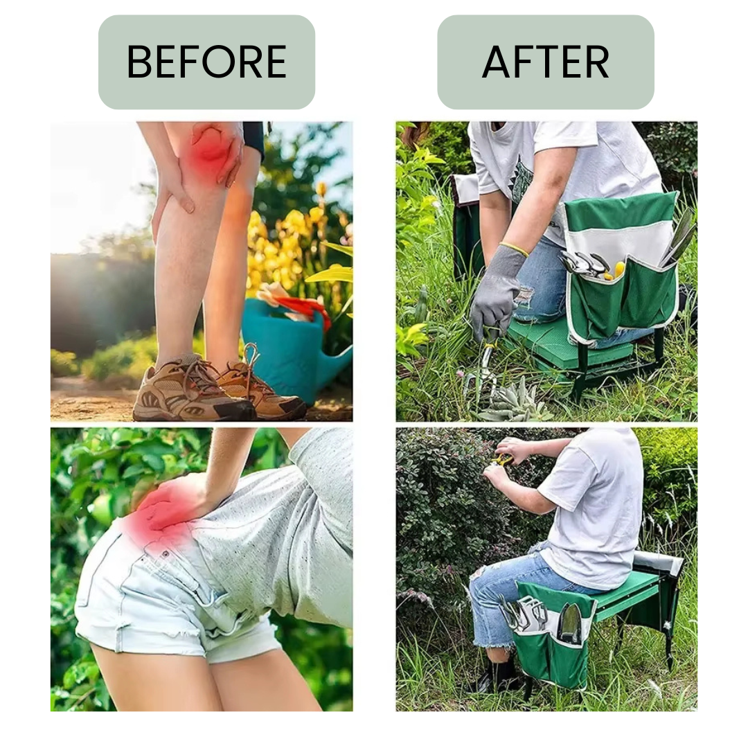 2-in-1 Garden Kneeler & Seat - Gardenance